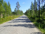 #8: On the Way to Alappmoen only 114 Meters to the Point / Auf der Straße nach Alappmoen noch 114 Meter zum Punkt