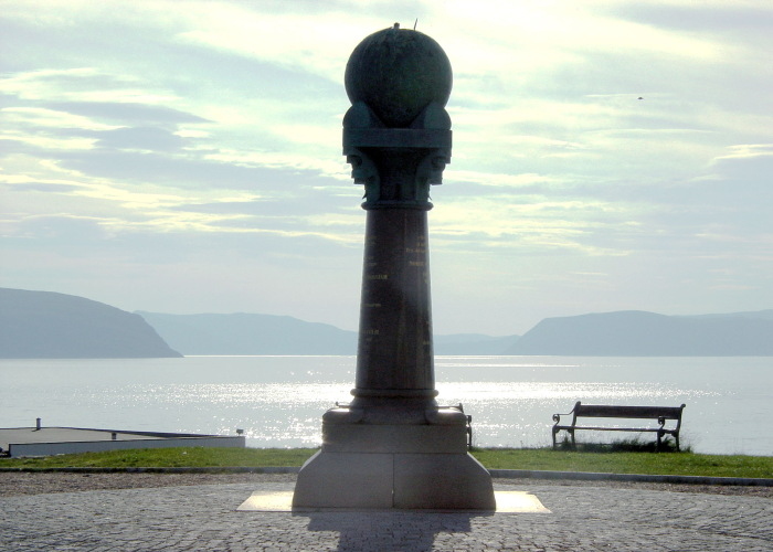 View west towards the fjord