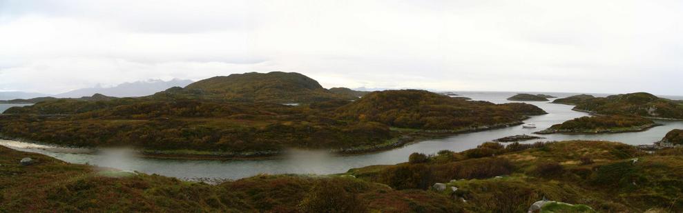 Natural harbor on Risøya