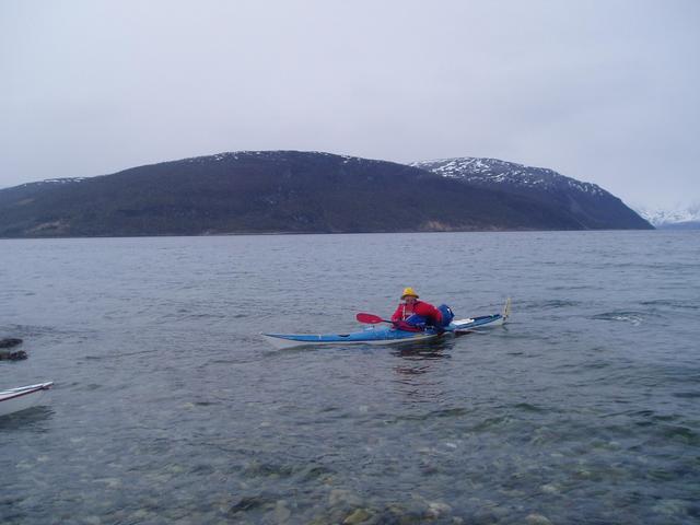 Bjørn is departing from Storeng - CP 900 meters SW behind him.