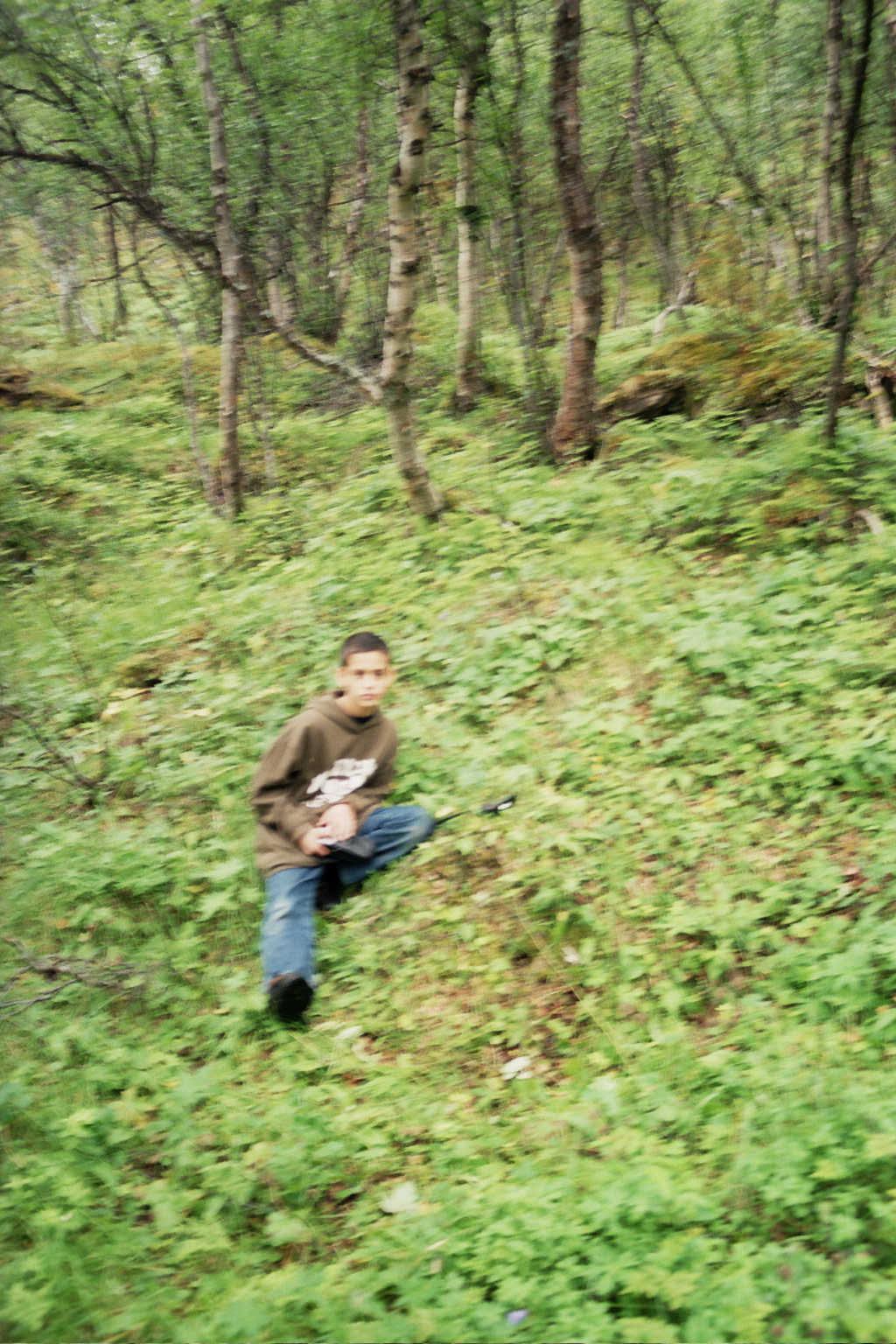 Asaf at the plateu above the quarry