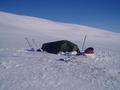 #8: My camp site by the foot of the Sæinos mountain, 1,5 km W of CP.