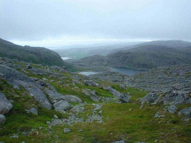 Half way back in rainy weather / Bei Dauerregen noch ca. 2 km zurück