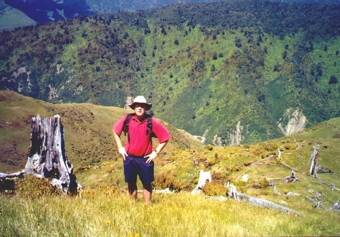 Matthew at site (confluence is about 20m behind).