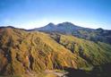 #8: Impressive view of Mt Hikurangi-confluence is up ridge on left.