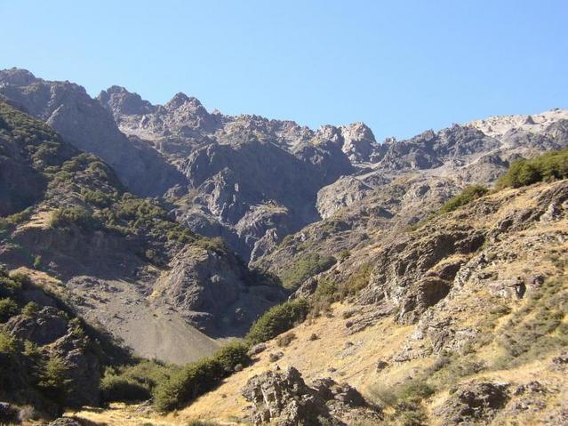 Rugged beauty along our route