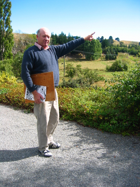 Rob McKinzie Pointing to the Confluence