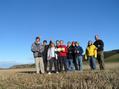 #2: Mike Anderson, Joseph Kerski, Stephanie Eddy, Murray Ellis, Anne Olsen, Dorleen Jenson, Mireya Armesto, Margaret Chernosky, Anita Palmer, and Roger Palmer arrive at the confluence.