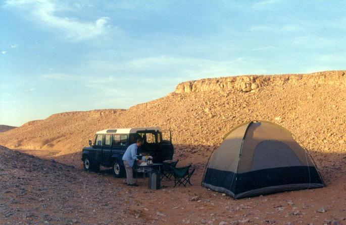 Camping in the hills