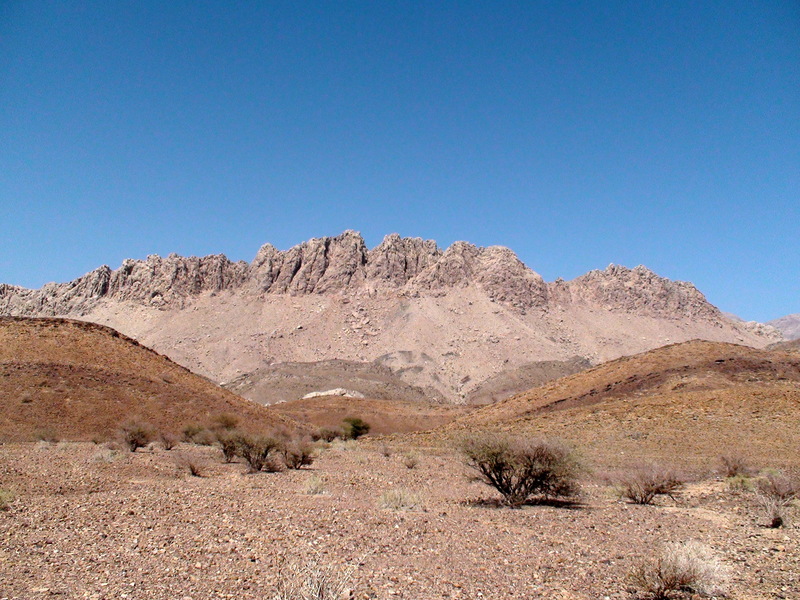 Confluence point and view towards North