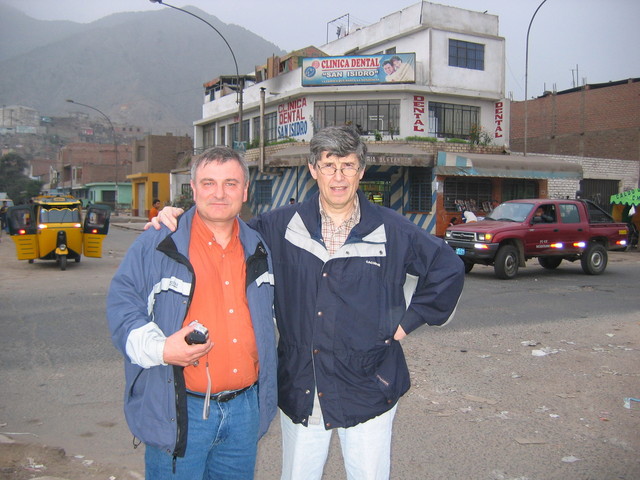 Eduardo y Sergio en la confluencia - Eduardo and Sergio at the confluence