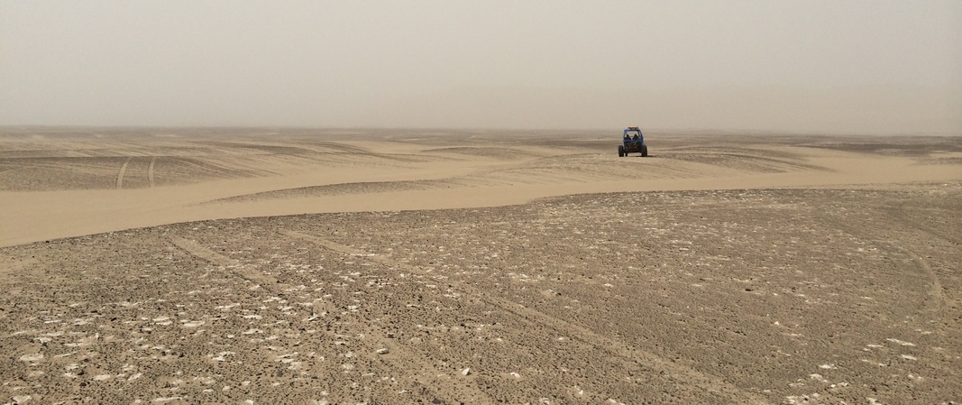 Much of the trip felt like a ride in the lunar rover, only with (thankfully) more gravity