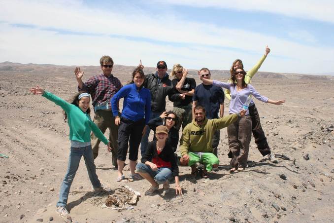 Enthusiastic confluence visitors