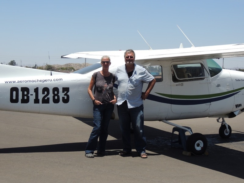 Helmut & Babs at the aircraft