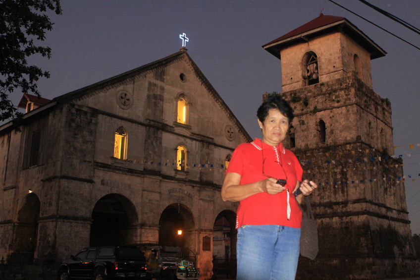 Santah Fuentes at old Baclayon Church