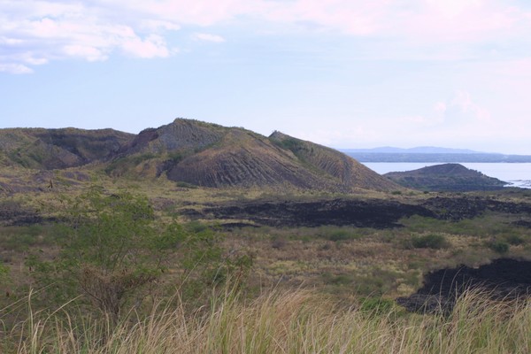 The terrain between the confluence and the nearest trail