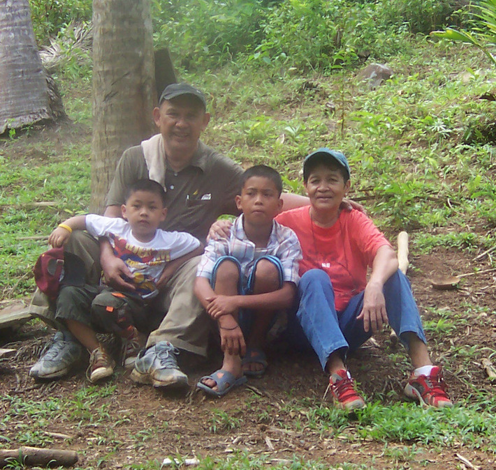 Santah, Ramram and me at Confluence Spot