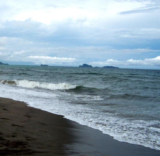 7.12 KM offshore & about 8 km. east of Capones Island in the background is 15N 120E