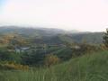 #8: Photo taken from the highest point on our hike, showing confluence area at the center of photo