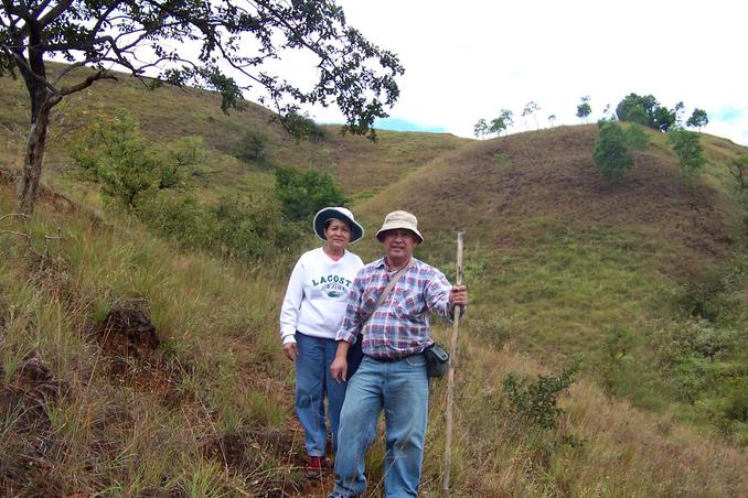 Santah & Rudy at the exact spot