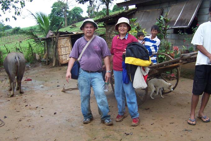 Rudy & Santah at the "base" - home of the four boys