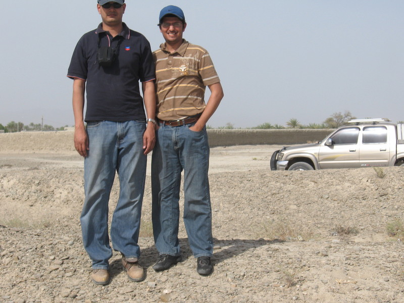 Myself (L) and Faisal at the Point