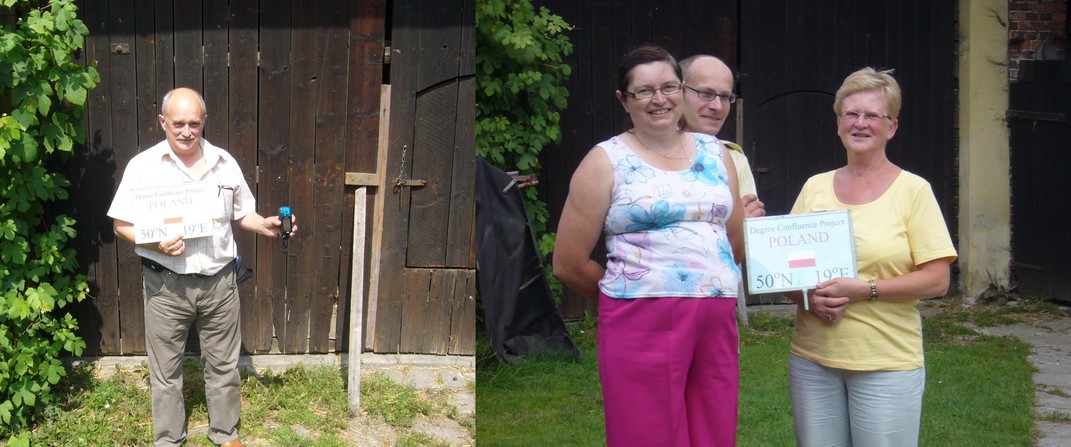 Visitors ( L- R ) : Me,Mrs and Mr Kowalik, Lidia my wife  