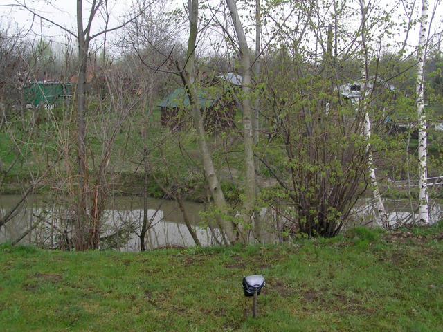 view to south, stick is exactly there, where the confluence is