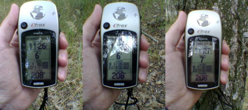 GPS readings