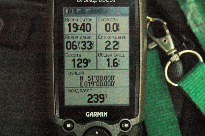 GPS reading