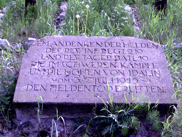 Old cemetery plate - Stara tablica cmentarna