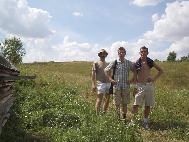 Zdobywcy, od lewej / conquerors - from left: Alex, Artur, Łukasz.