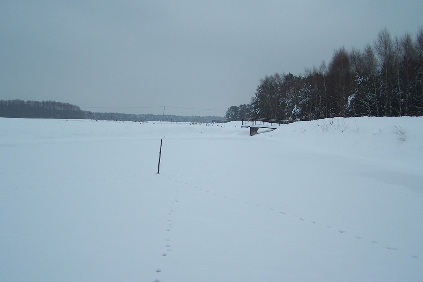 General view of the confluence (towards N)