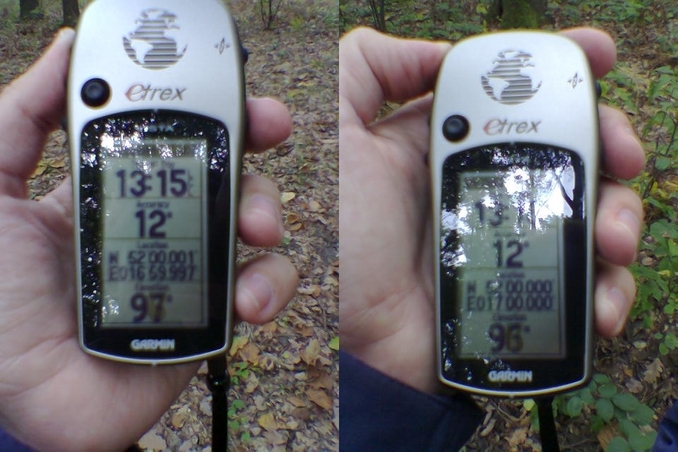 GPS readings