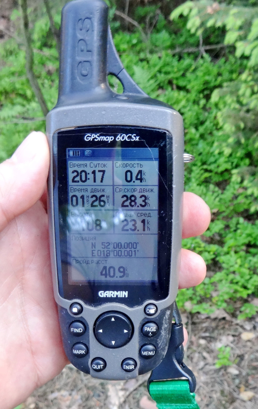 GPS reading