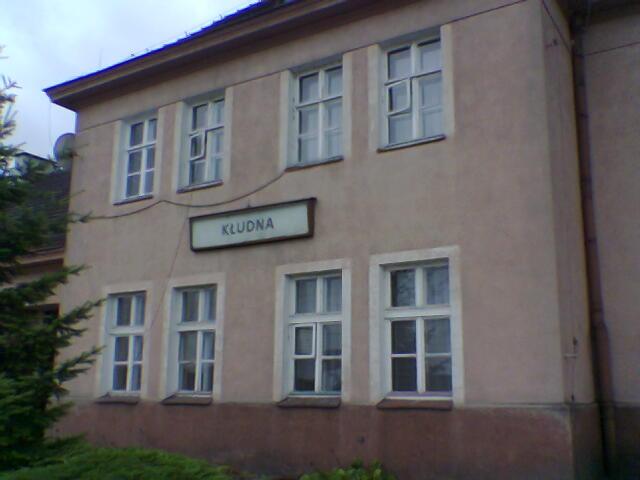 Railway station in Kłudna