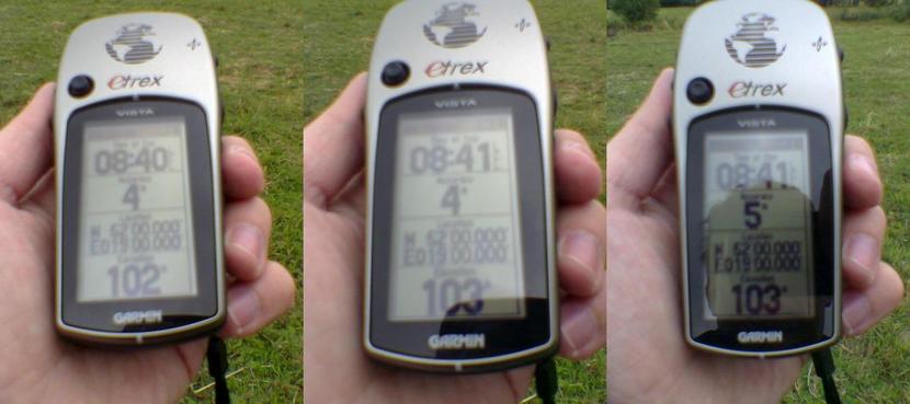 GPS readings