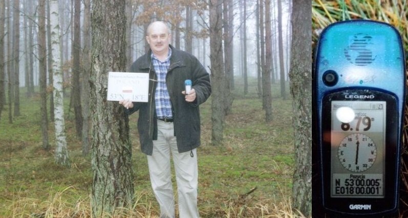 Visitor and GPS shot - Zdobywca i współrzędne