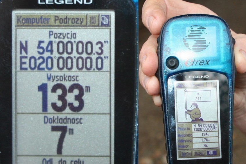 GPS reading - Współrzędne