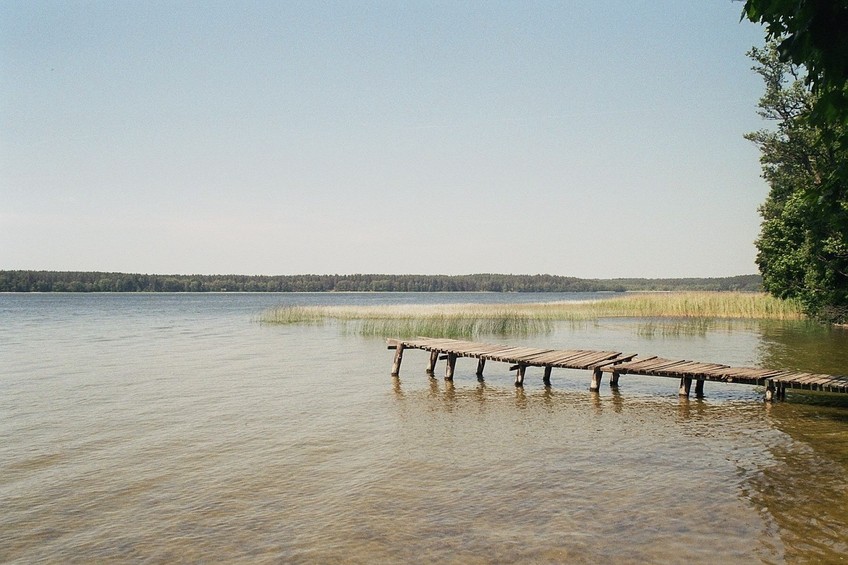 in the Masurian Lake District