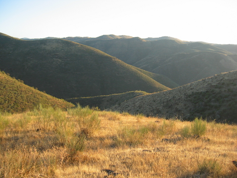 View towards the Confluence from 600 m