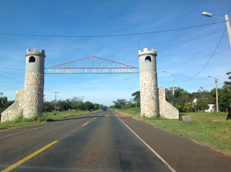 Entrance to Nueva Germania