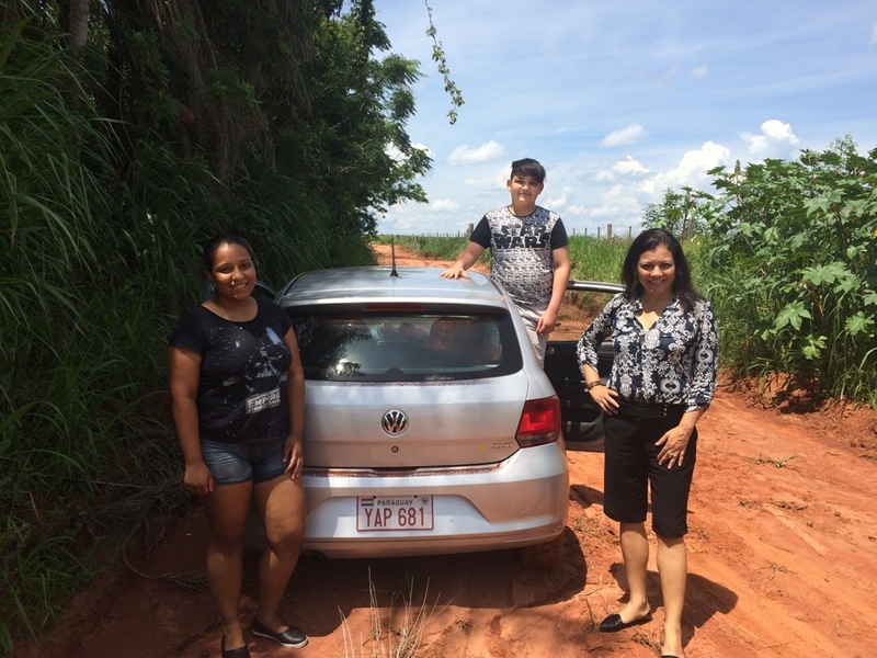 Paramos o carro a 1 quilômetro da confluência - we stopped the car 1 kilometer to the confluence - paramos el coche 1 quilómetro de la confluencia