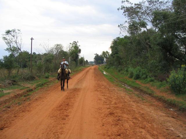 friendly local guy on a horse (gave us directions back)