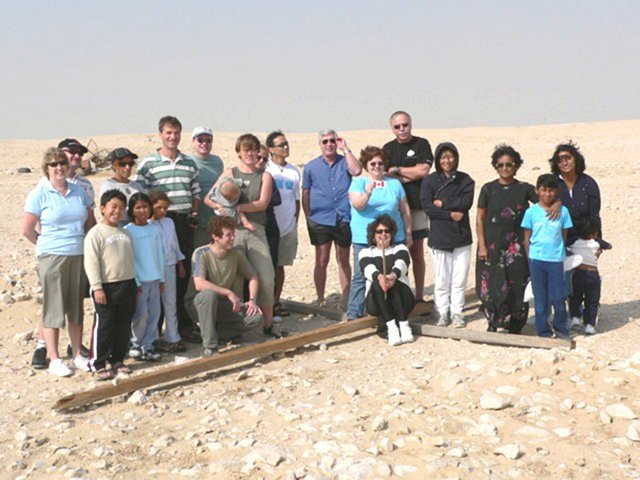 Group at confluence point