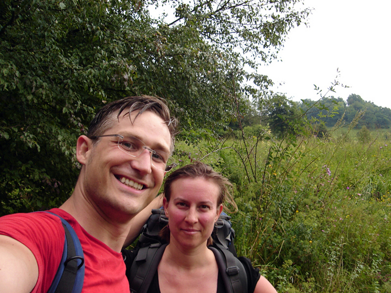 Philipp and Katharina at the Confluence