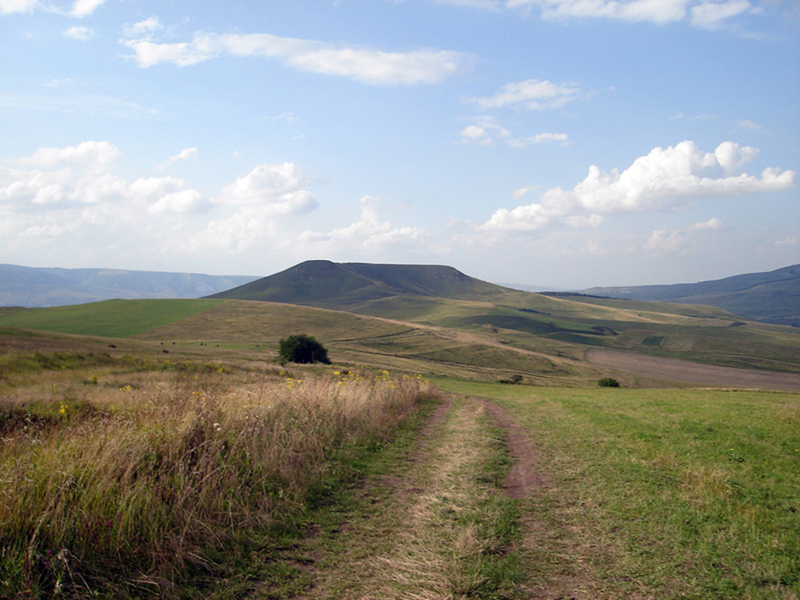 Landscape surrounding the confluence