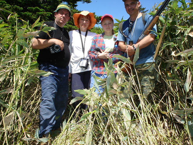 Visitors: V. Melky, V. Saharov, I. Lobishcheva and A. Lobishcheva