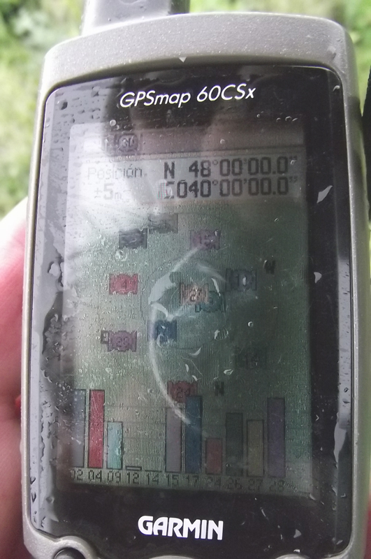 GPS reading