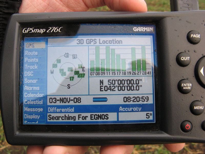 GPS readings